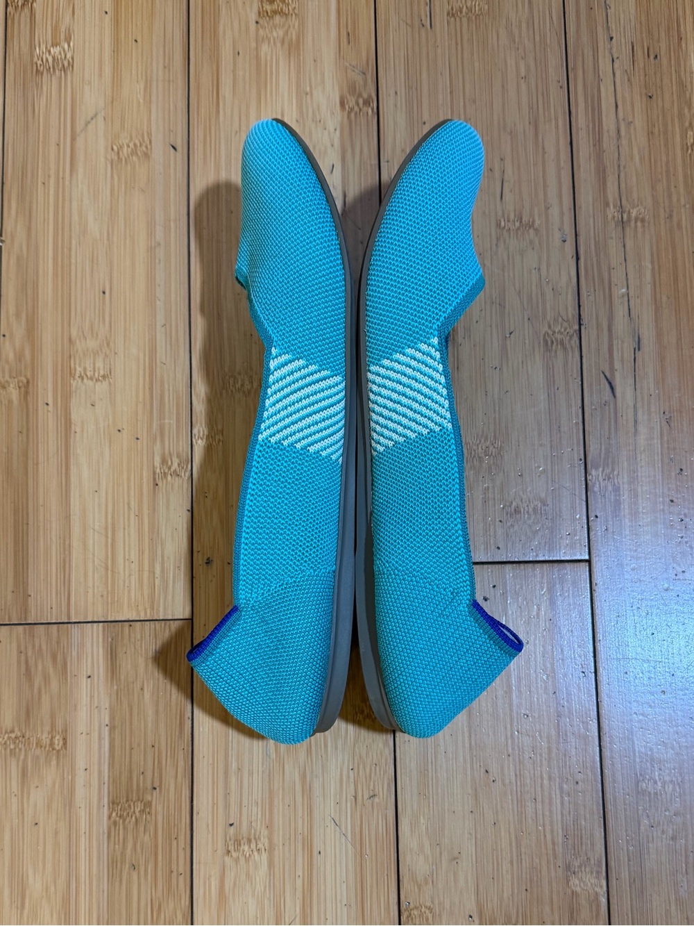 Rothy’s RETIRED COLOR Calypso Teal Ballet Flat Size 11 - Picture 6 of 16